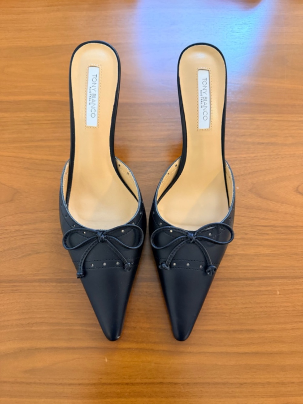 Tony Bianco Scooter Black Como Heels